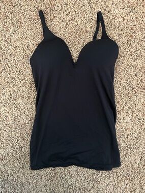 Victoria's Secret Black V-Neck Seamless Camisole